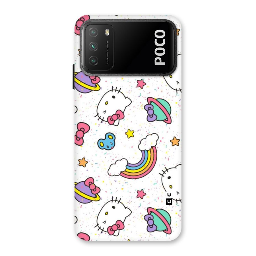 Rainbow Kit Tee Back Case for Poco M3