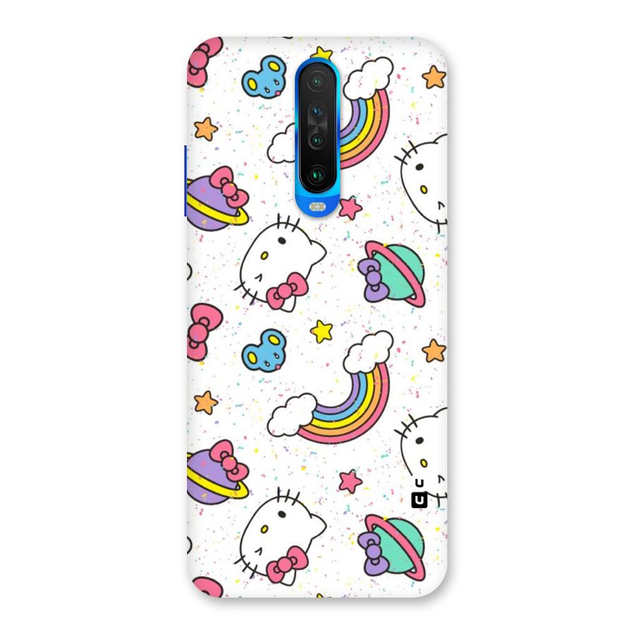 Rainbow Kit Tee Back Case for Poco X2