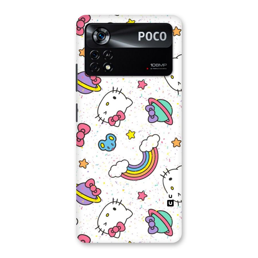 Rainbow Kit Tee Back Case for Poco X4 Pro 5G
