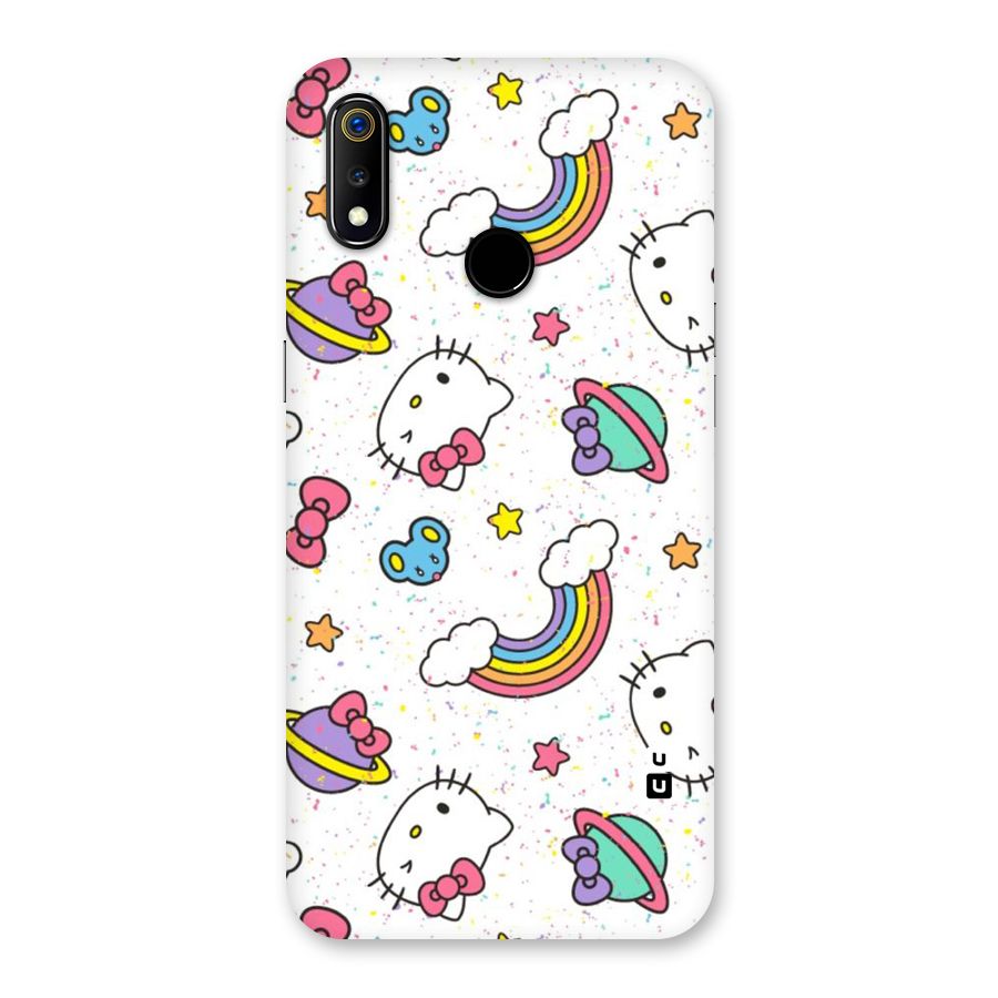 Rainbow Kit Tee Back Case for Realme 3