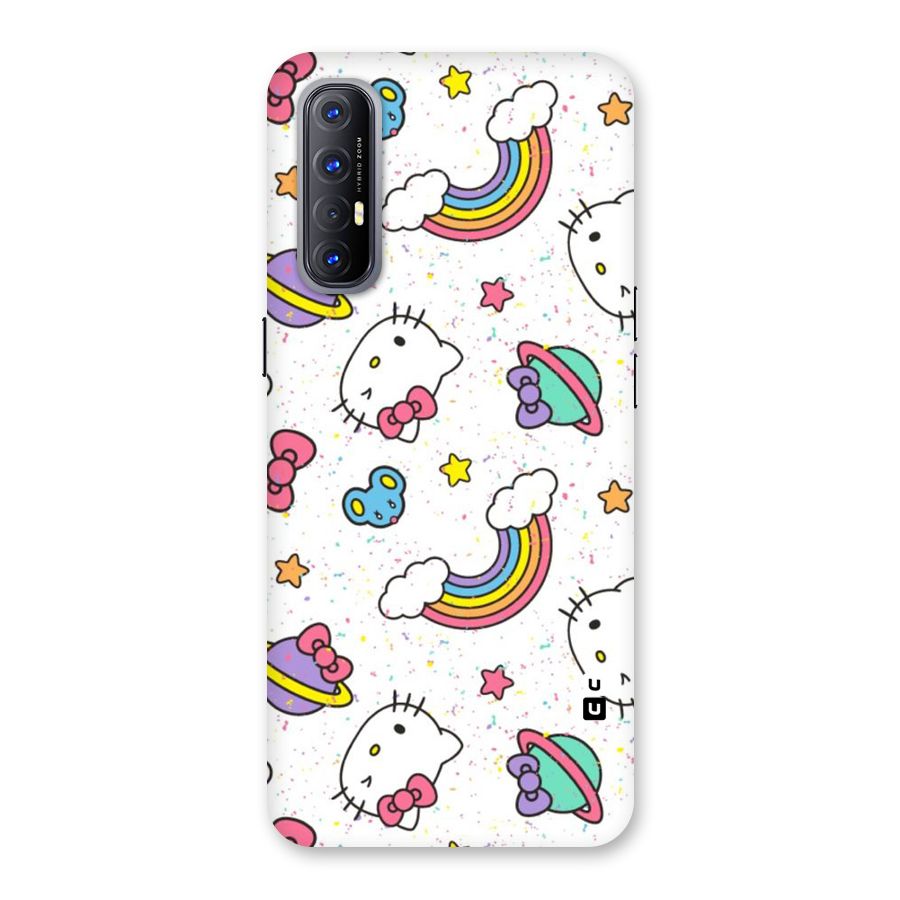 Rainbow Kit Tee Back Case for Reno3 Pro