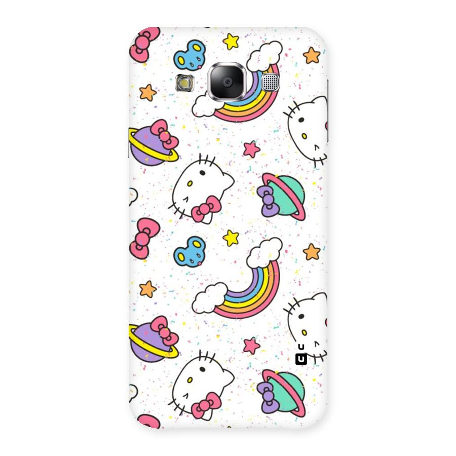 Rainbow Kit Tee Back Case for Samsung Galaxy E5