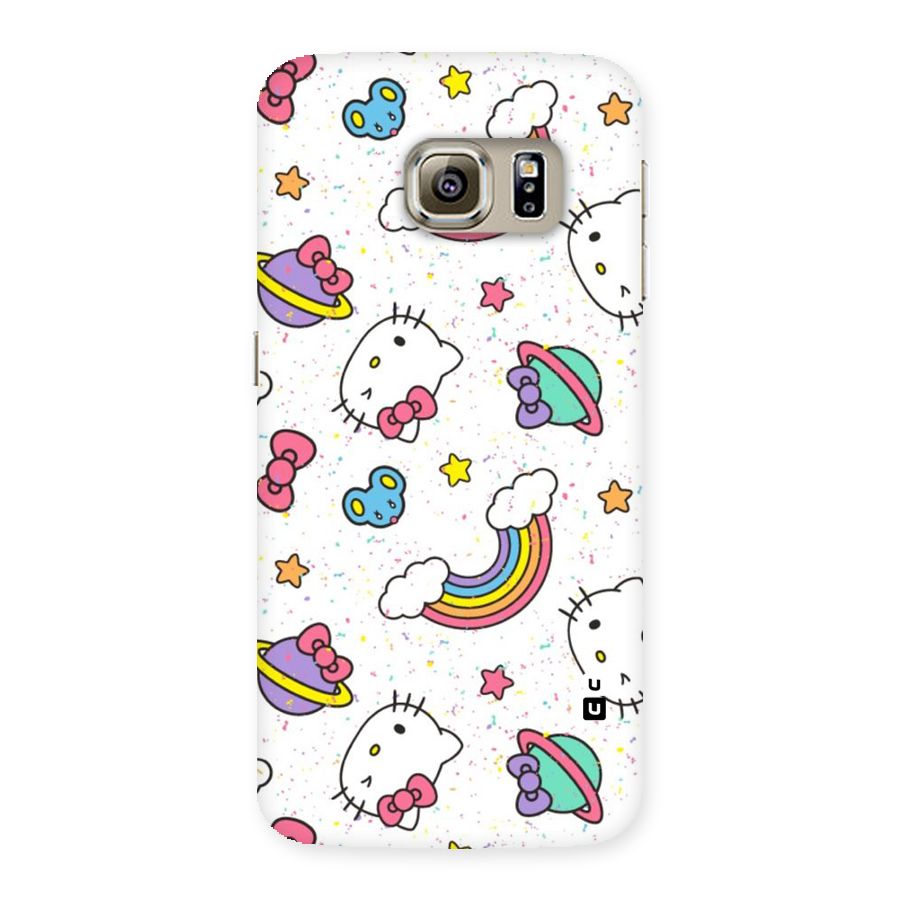Rainbow Kit Tee Back Case for Samsung Galaxy S6 Edge