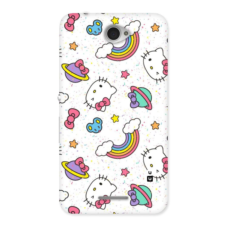Rainbow Kit Tee Back Case for Sony Xperia E4