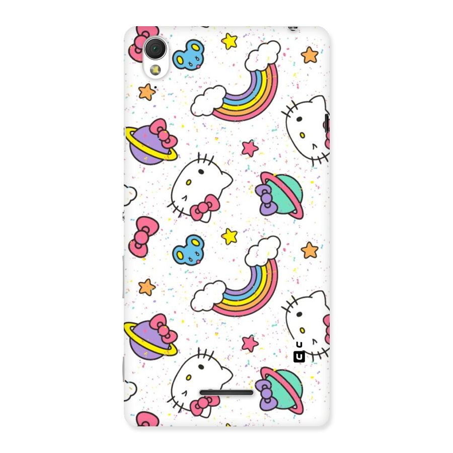 Rainbow Kit Tee Back Case for Sony Xperia T3