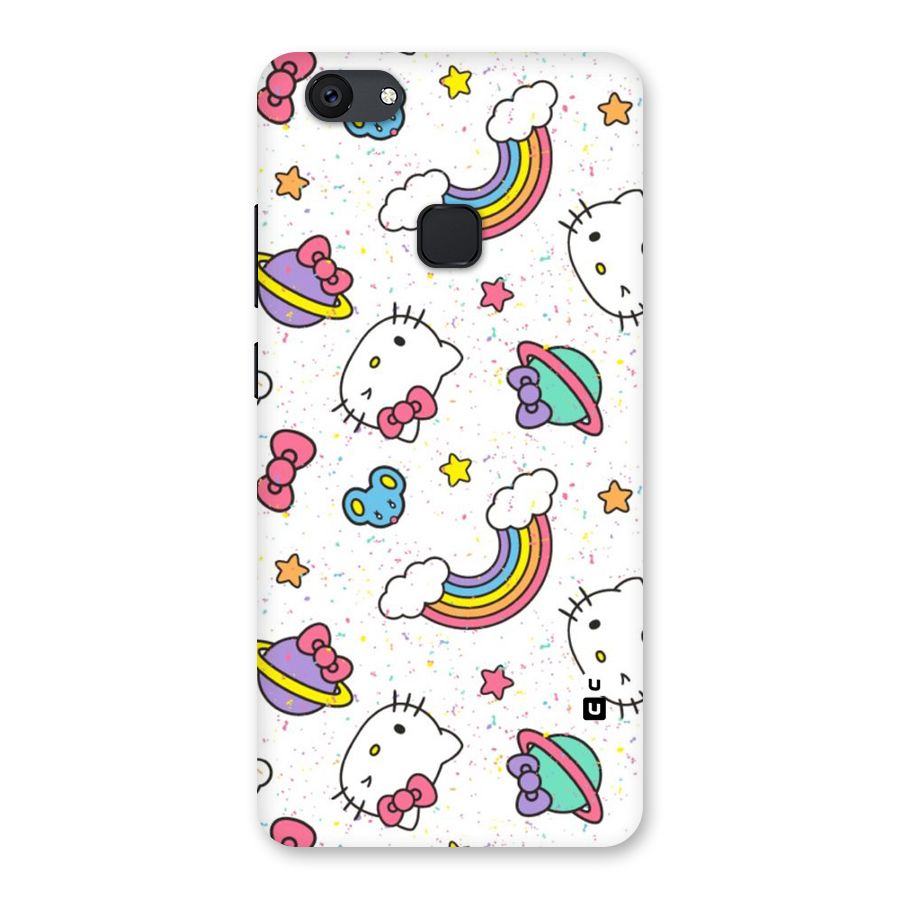 Rainbow Kit Tee Back Case for Vivo V7 Plus