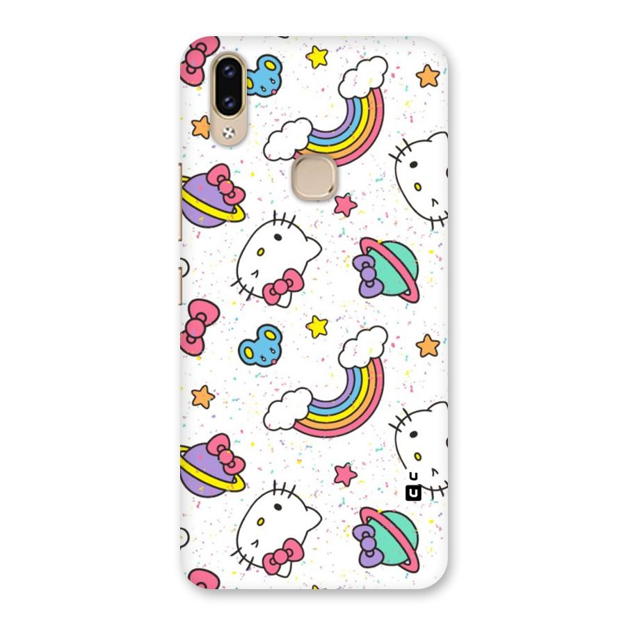 Rainbow Kit Tee Back Case for Vivo V9 Youth