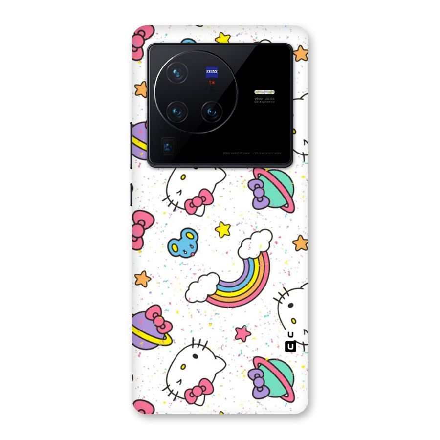 Rainbow Kit Tee Back Case for Vivo X80 Pro