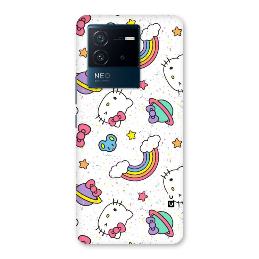 Rainbow Kit Tee Back Case for Vivo iQOO Neo 6 5G