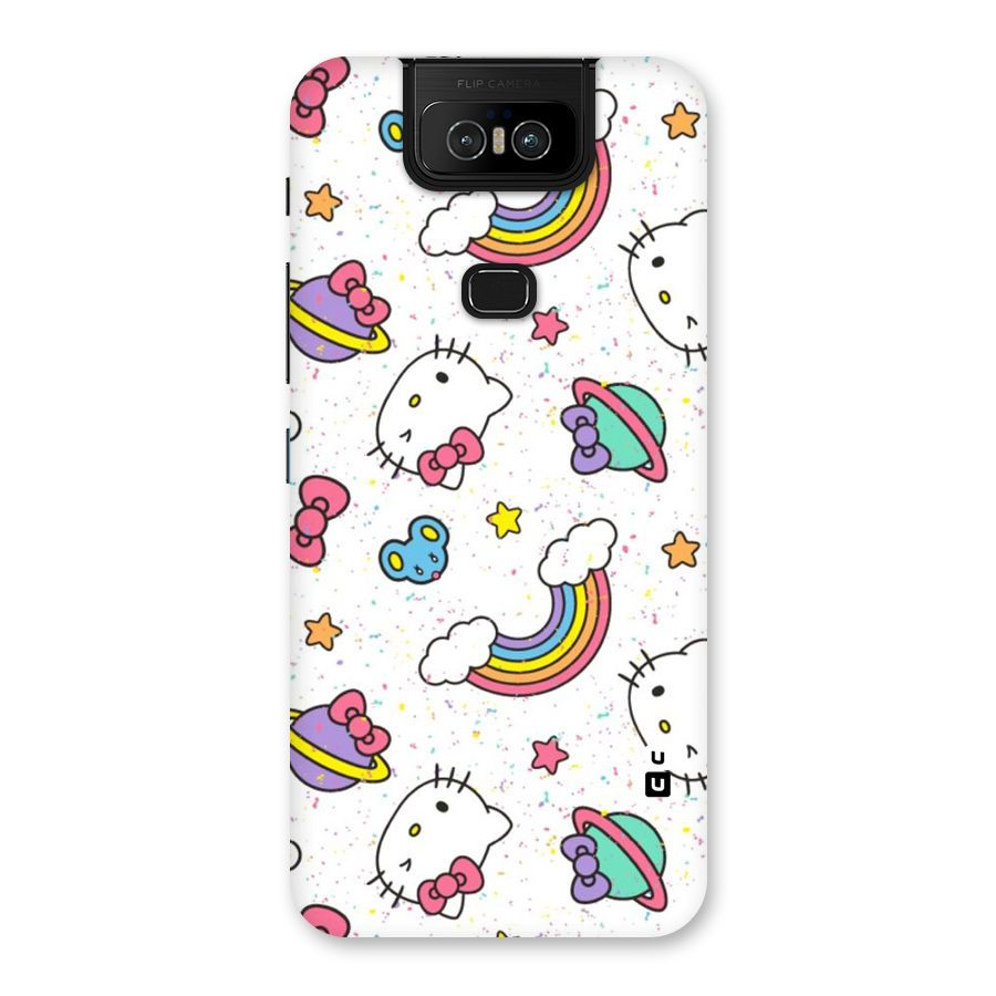 Rainbow Kit Tee Back Case for Zenfone 6z