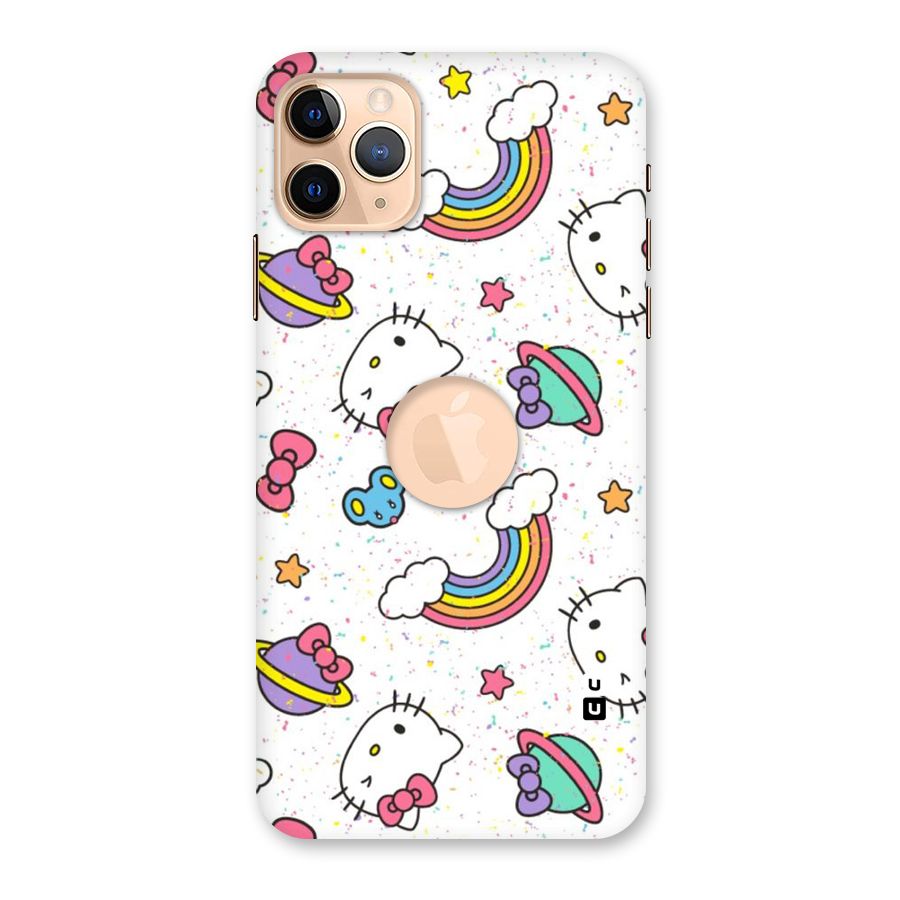 Rainbow Kit Tee Back Case for iPhone 11 Pro Max Logo Cut