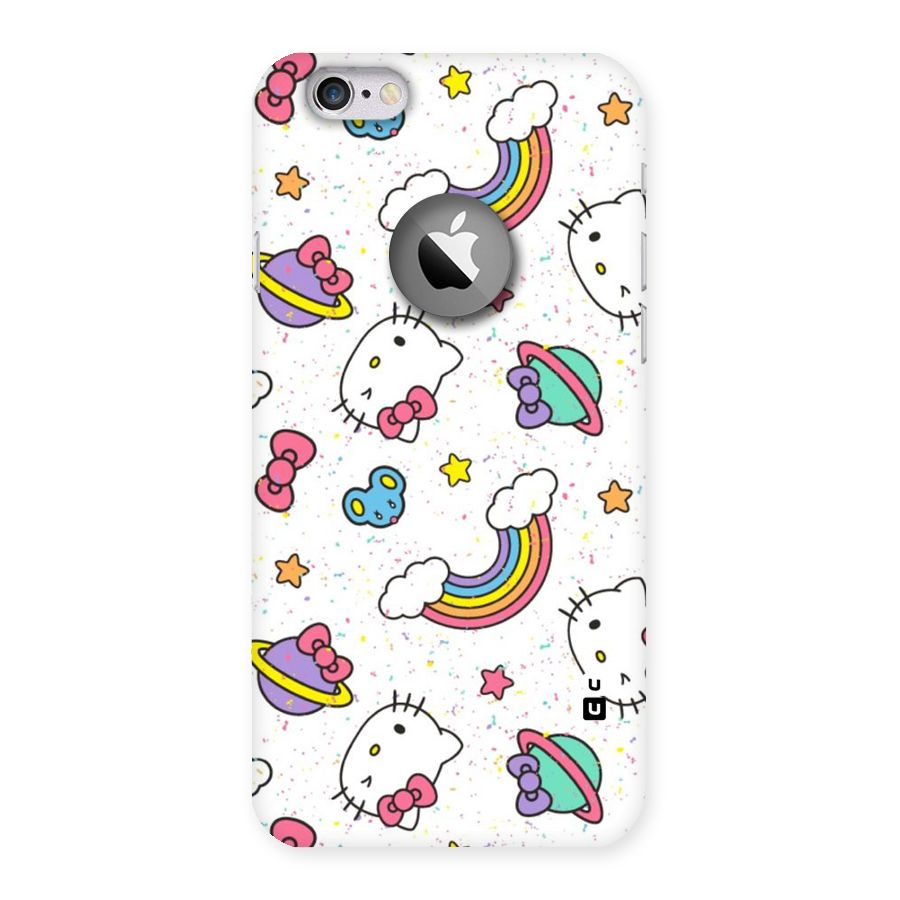 Rainbow Kit Tee Back Case for iPhone 6 Logo Cut