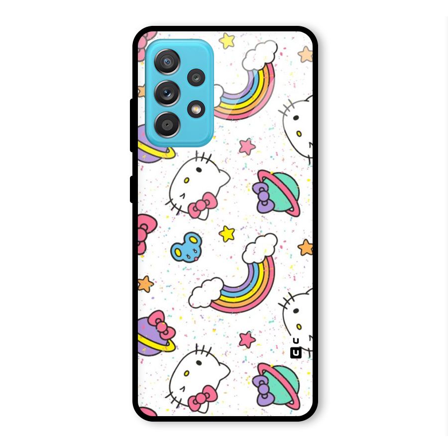 Rainbow Kit Tee Glass Back Case for Galaxy A52s 5G