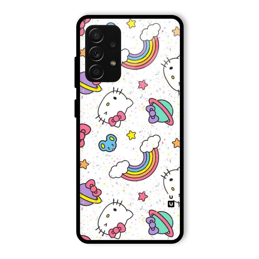 Rainbow Kit Tee Glass Back Case for Galaxy A53 5G