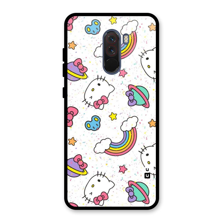 Rainbow Kit Tee Glass Back Case for Poco F1