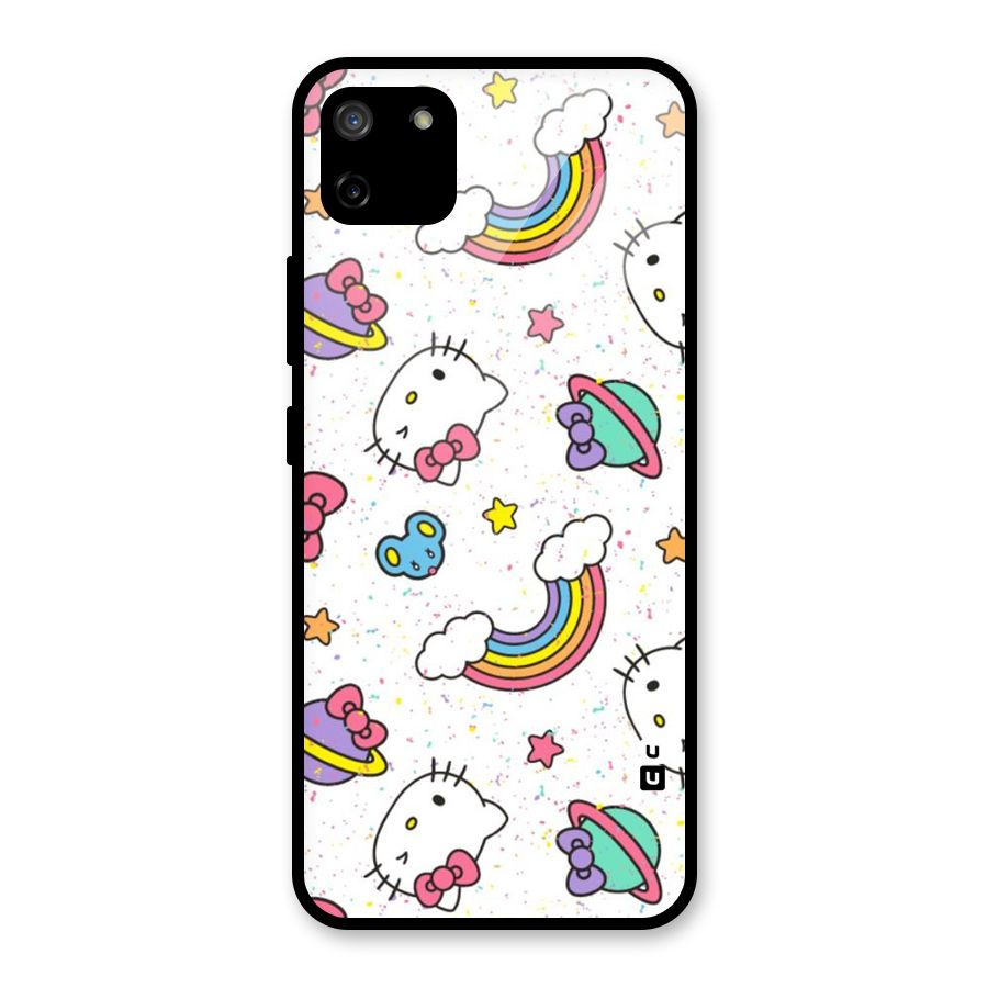 Rainbow Kit Tee Glass Back Case for Realme C11