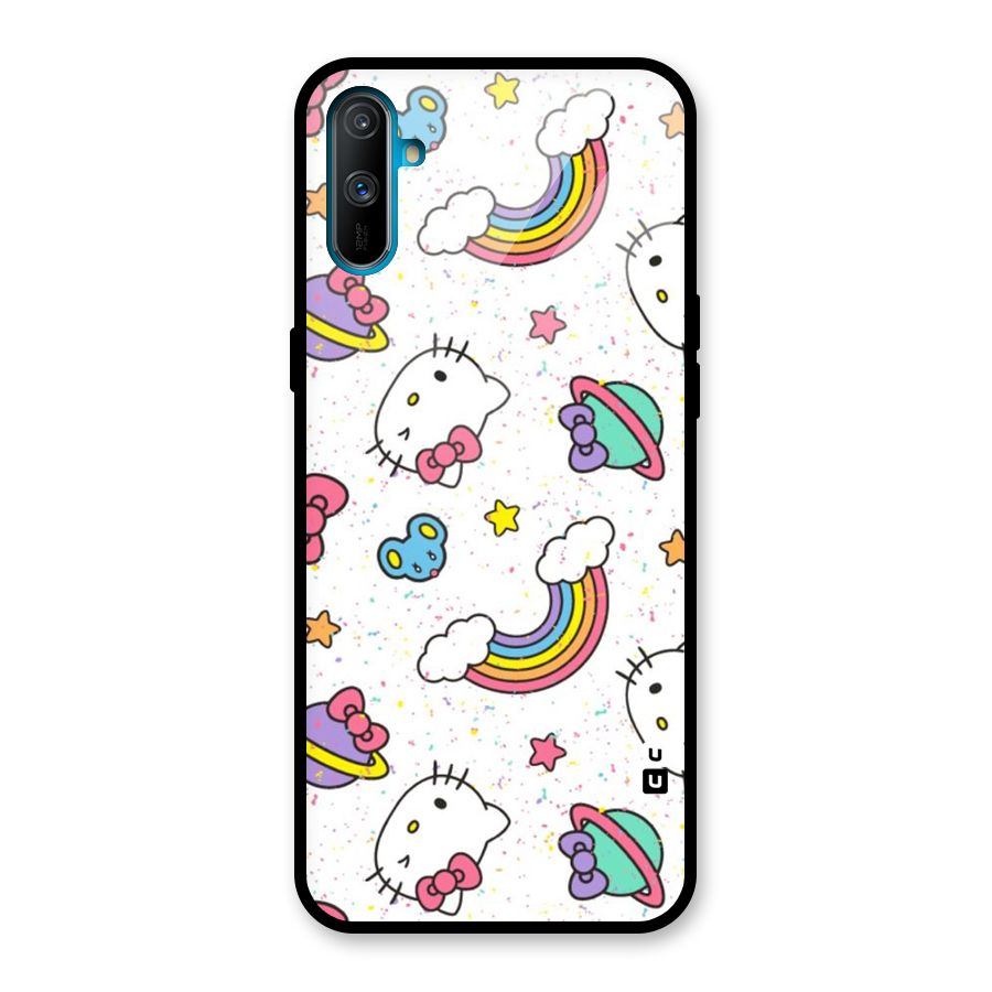 Rainbow Kit Tee Glass Back Case for Realme C3