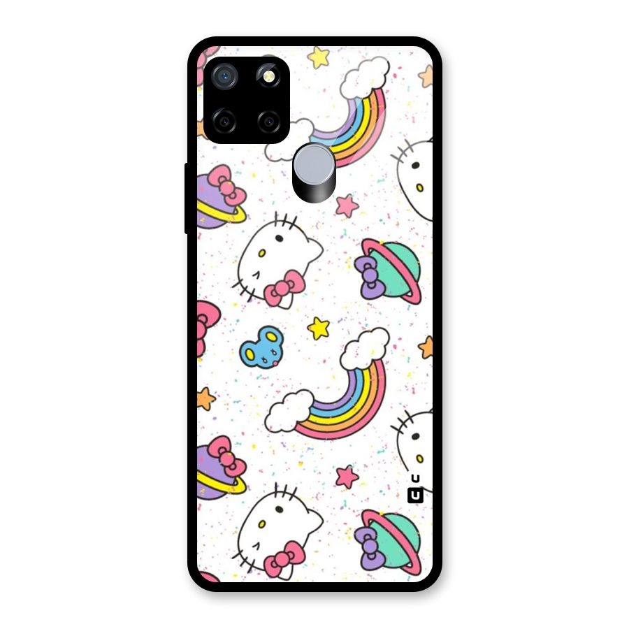 Rainbow Kit Tee Glass Back Case for Realme Narzo 30A