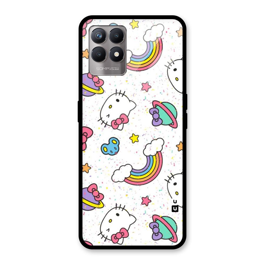 Rainbow Kit Tee Glass Back Case for Realme Narzo 50