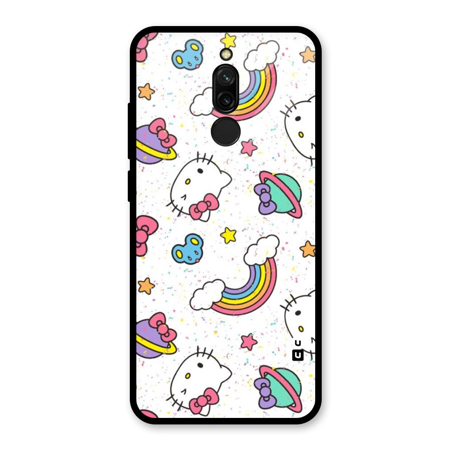 Rainbow Kit Tee Glass Back Case for Redmi 8