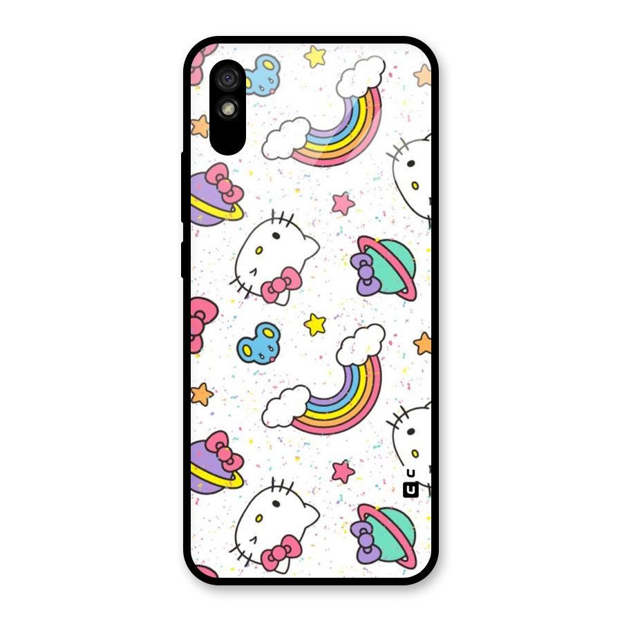 Rainbow Kit Tee Glass Back Case for Redmi 9i