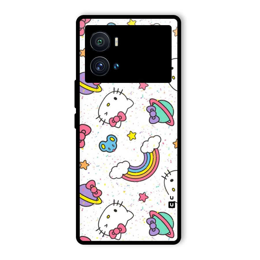 Rainbow Kit Tee Glass Back Case for Vivo iQOO 9 Pro