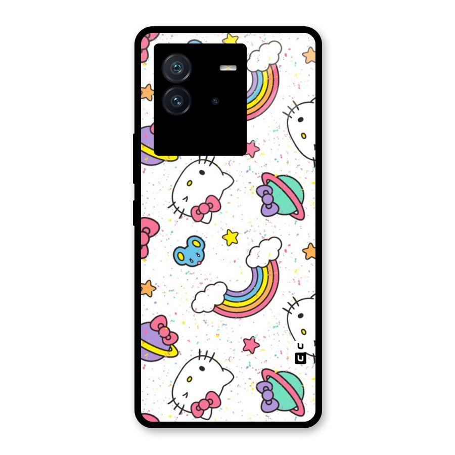 Rainbow Kit Tee Glass Back Case for Vivo iQOO Neo 6 5G