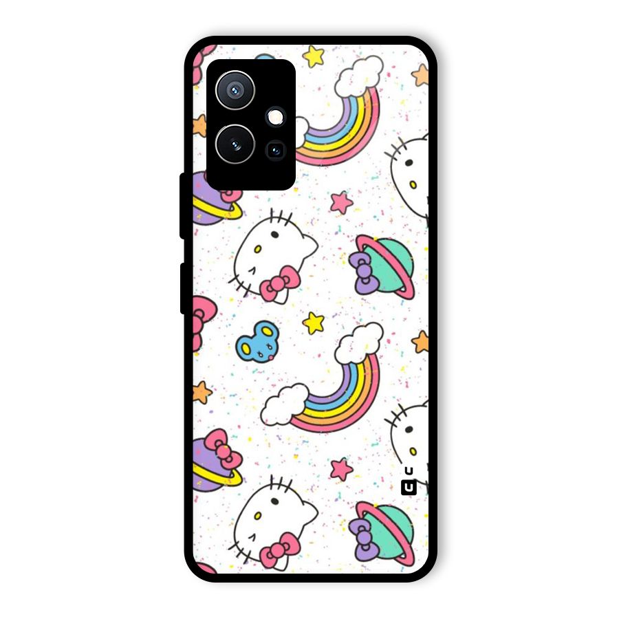 Rainbow Kit Tee Glass Back Case for Vivo iQOO Z6
