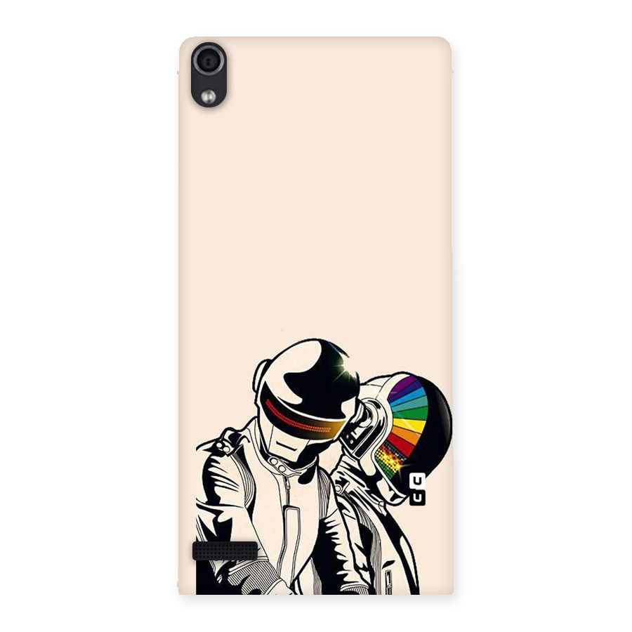 Rainbow Radio Back Case for Ascend P6