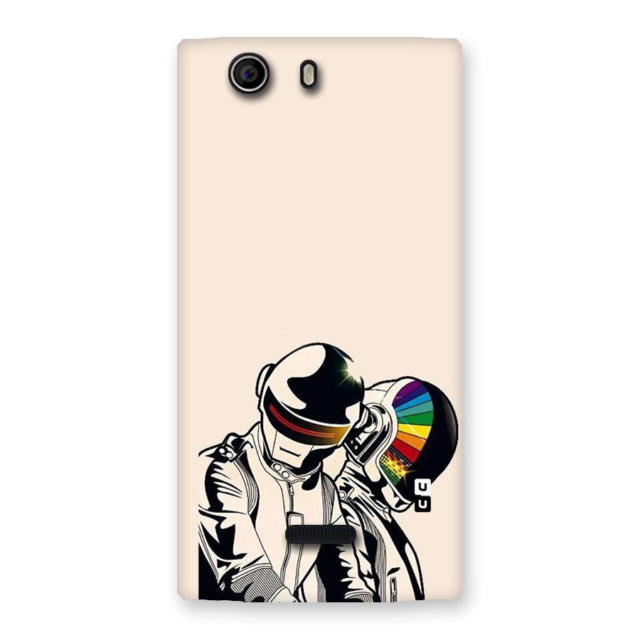 Rainbow Radio Back Case for Canvas Nitro 2 E311