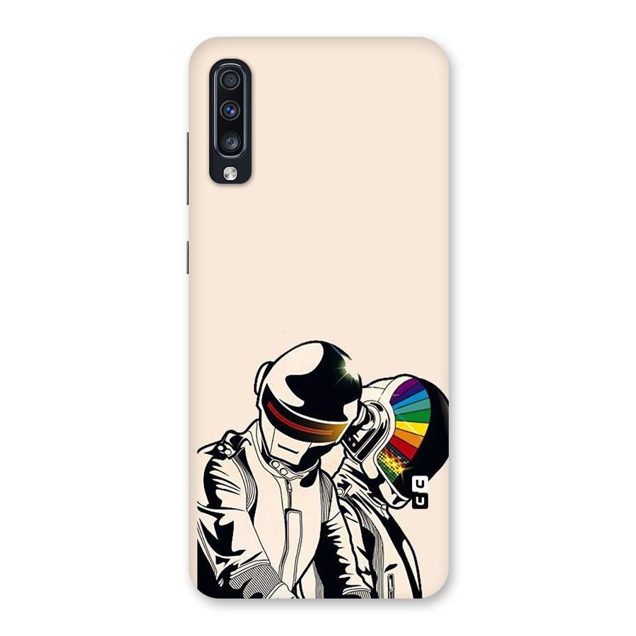 Rainbow Radio Back Case for Galaxy A70