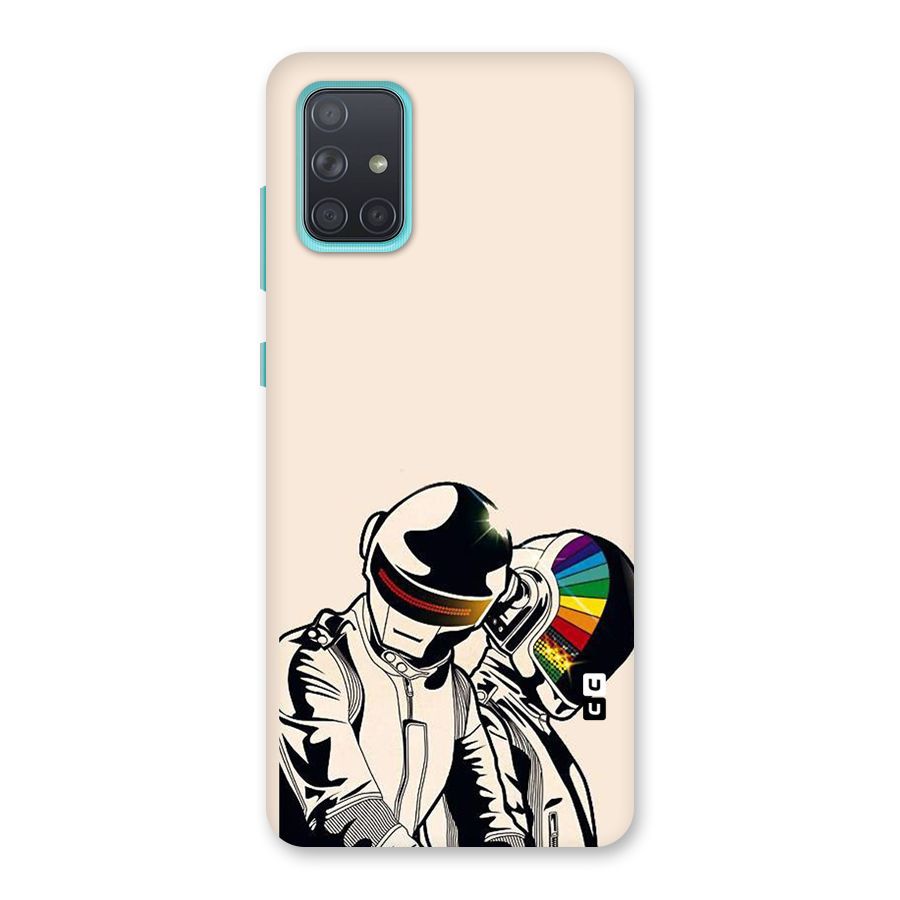 Rainbow Radio Back Case for Galaxy A71