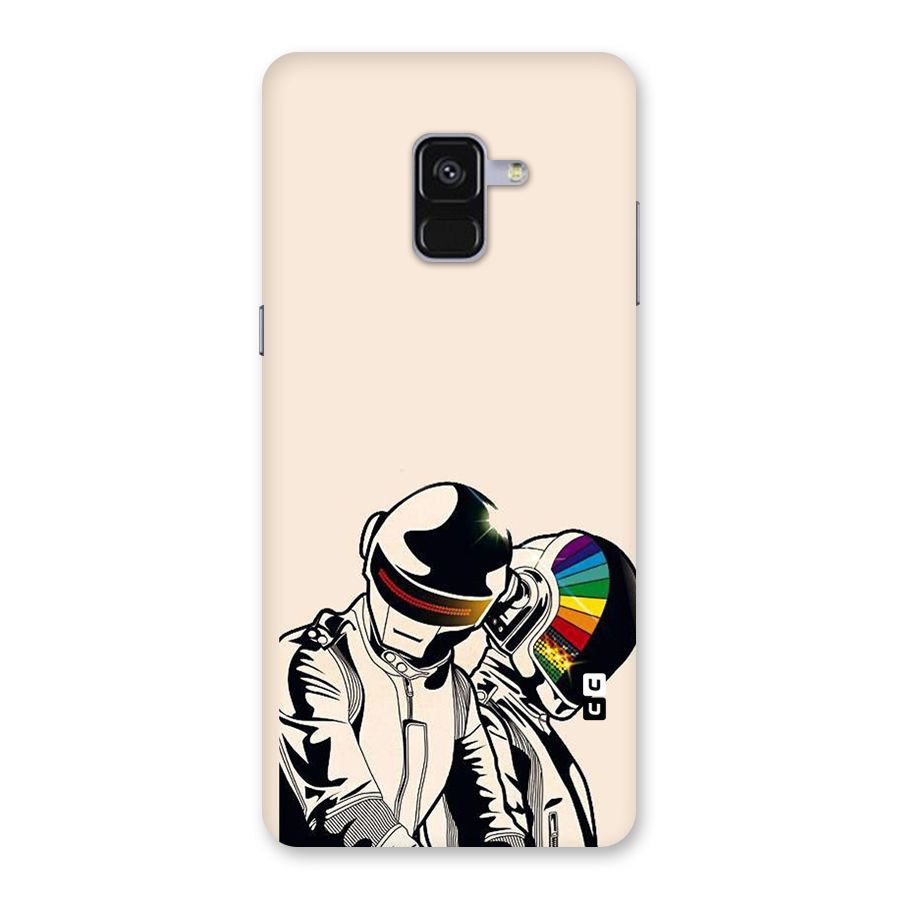 Rainbow Radio Back Case for Galaxy A8 Plus
