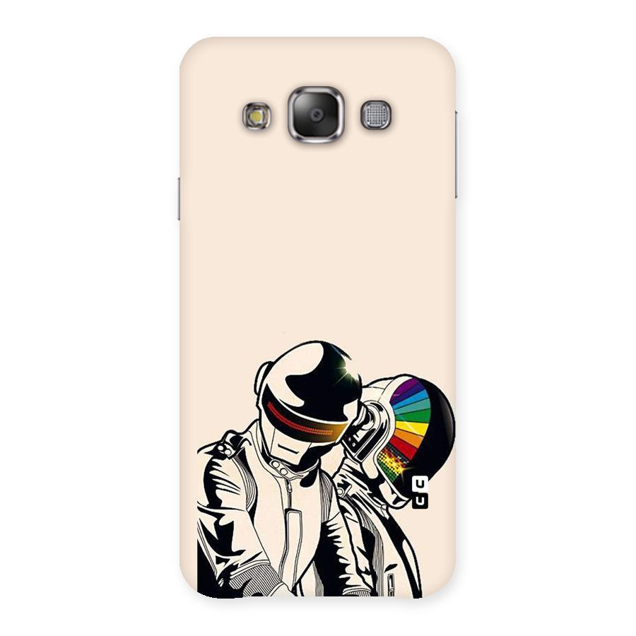 Rainbow Radio Back Case for Galaxy E7