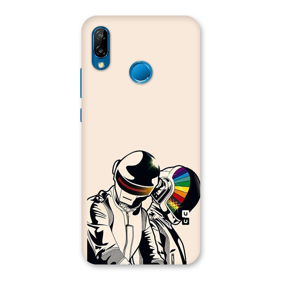 Rainbow Radio Back Case for Huawei P20 Lite