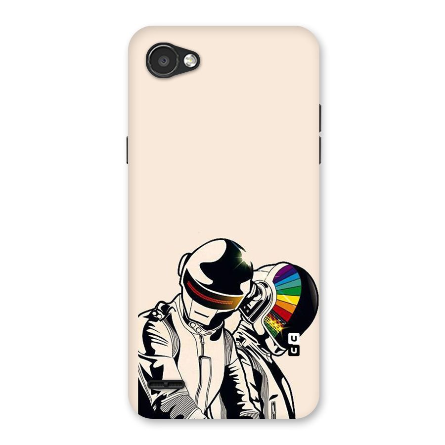 Rainbow Radio Back Case for LG Q6
