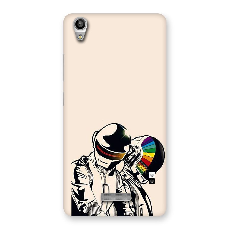 Rainbow Radio Back Case for Lava-Pixel-V1