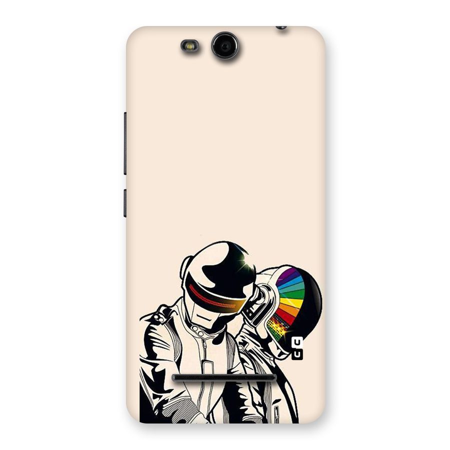 Rainbow Radio Back Case for Micromax Canvas Juice 3 Q392