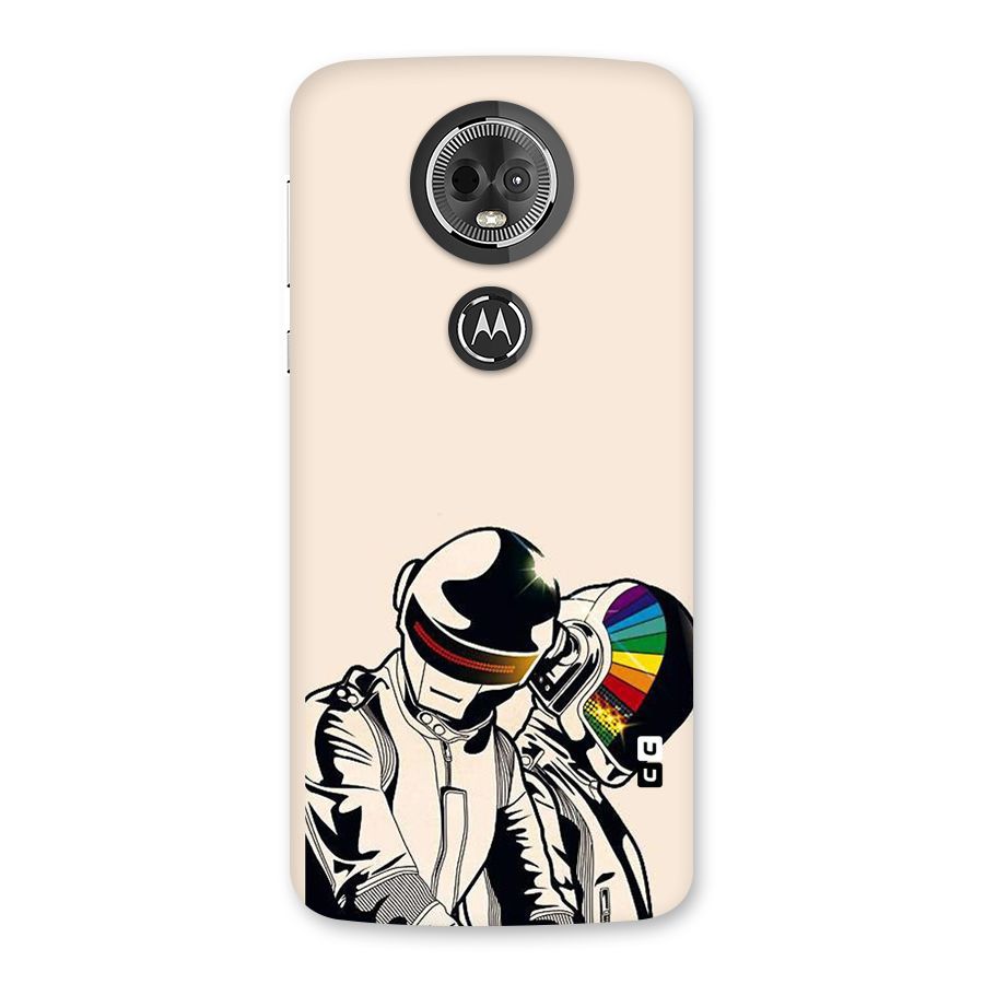 Rainbow Radio Back Case for Moto E5 Plus