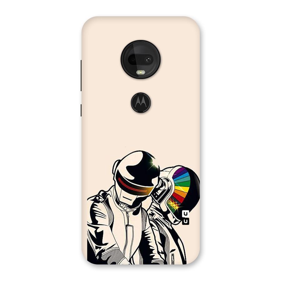 Rainbow Radio Back Case for Moto G7