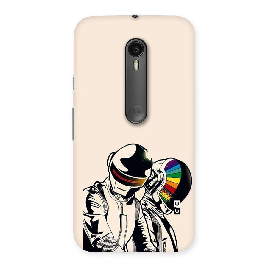 Rainbow Radio Back Case for Moto G Turbo