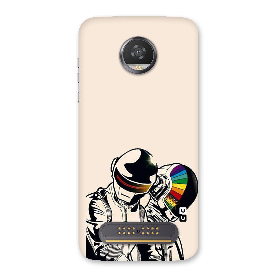 Rainbow Radio Back Case for Moto Z2 Play