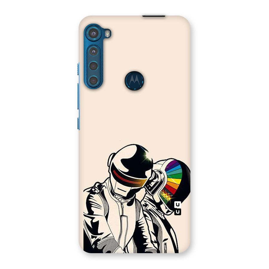 Rainbow Radio Back Case for Motorola One Fusion Plus