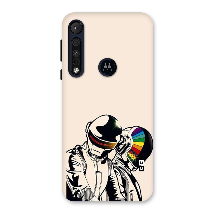 Rainbow Radio Back Case for Motorola One Macro