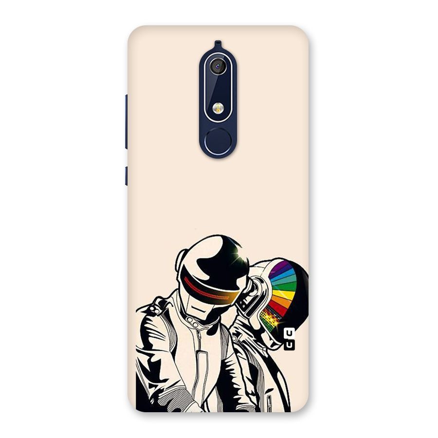 Rainbow Radio Back Case for Nokia 5.1