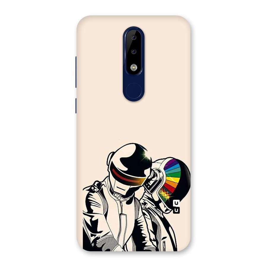 Rainbow Radio Back Case for Nokia 5.1 Plus