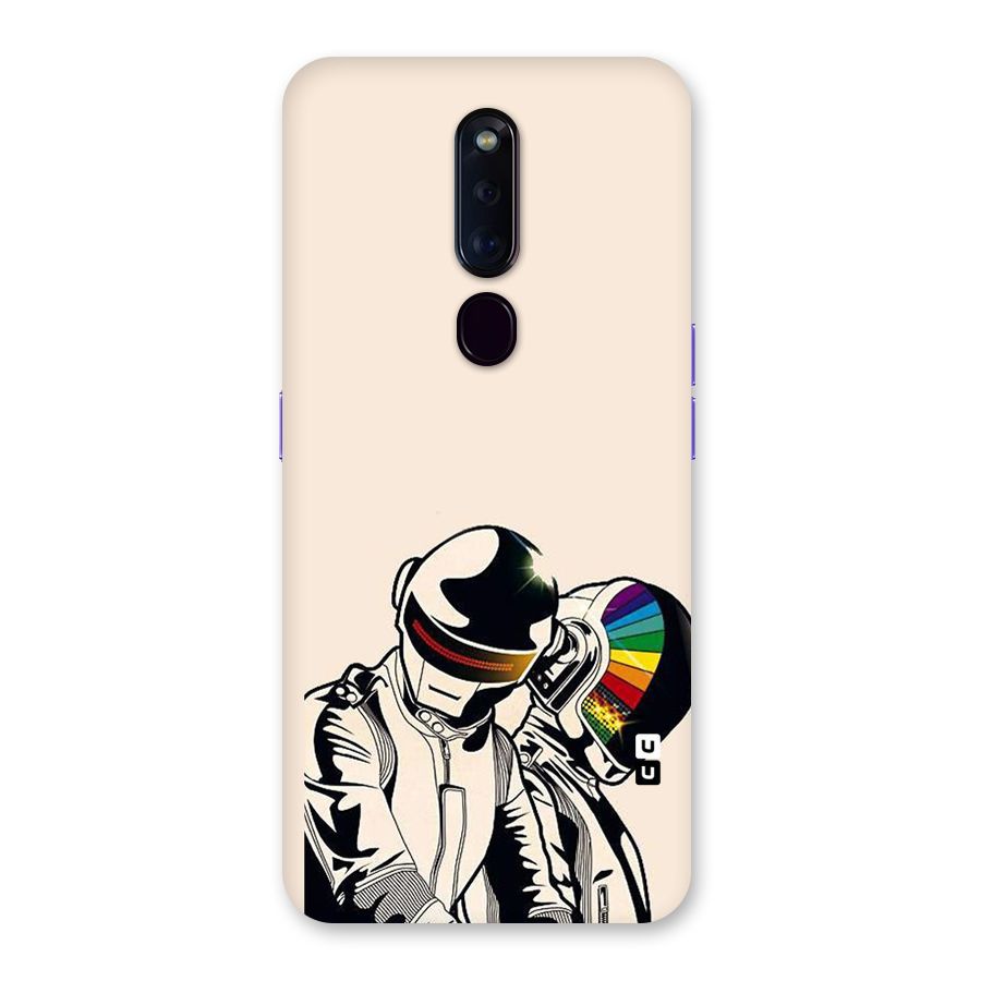Rainbow Radio Back Case for Oppo F11 Pro