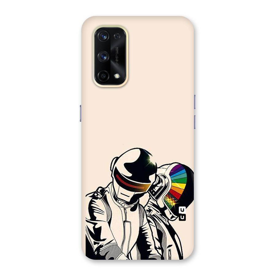 Rainbow Radio Glass Back Case for Realme X7 Pro
