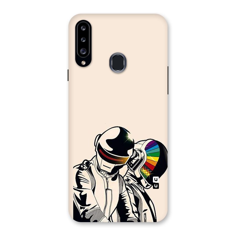 Rainbow Radio Back Case for Samsung Galaxy A20s