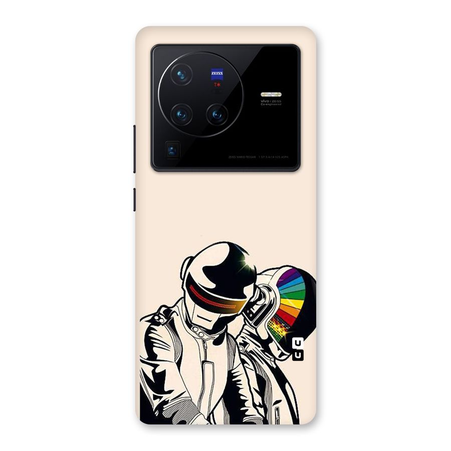 Rainbow Radio Back Case for Vivo X80 Pro